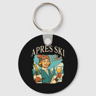 Skiing Lover Apres Ski Queen Ski Trip Snow Apres S Key Ring