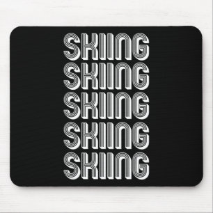 Skiing Lover Mouse Pad