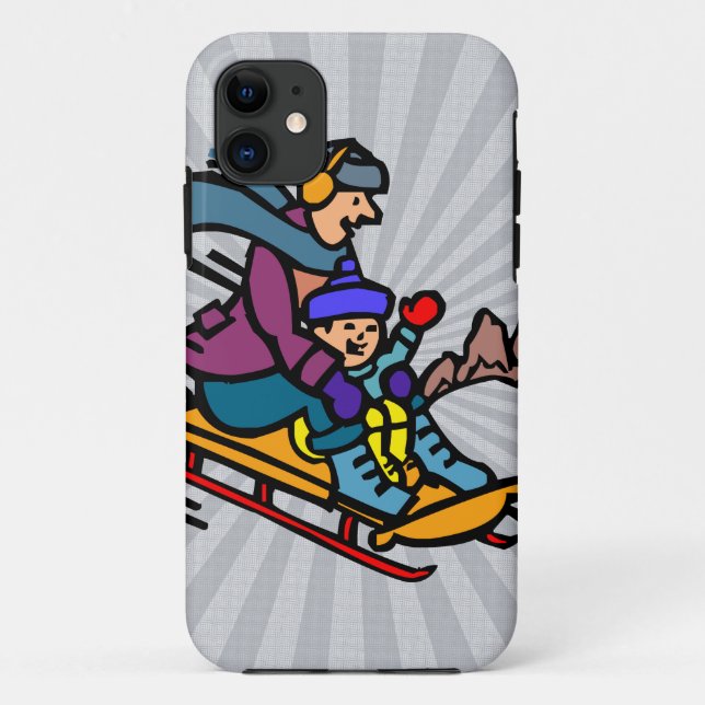 Skiing lovers | ski resort | snow sports Case-Mate iPhone case (Back)