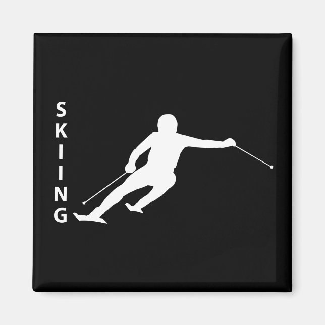 Skiing Magnet (Front)