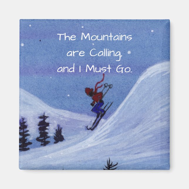 Skiing Magnet (Front)