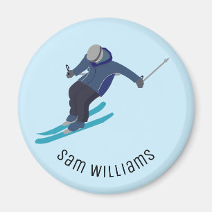 Skiing Magnet