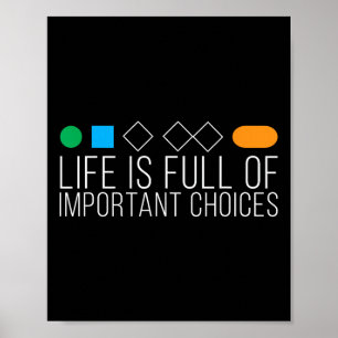 Skiing Mountain Winter Wintersport Outfits Life Is Poster