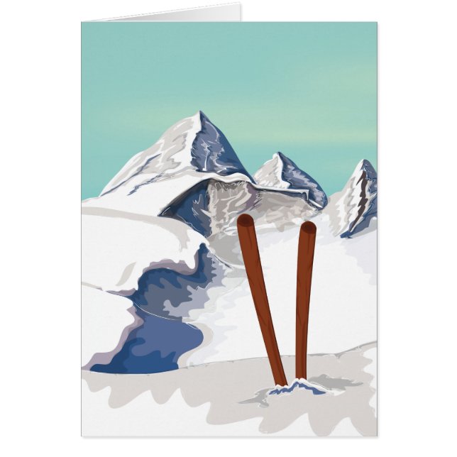 Skiing Mountains (Front)