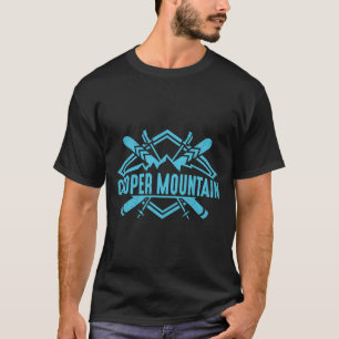 Skiing Mountains Skier Downhill Ski Resort Cooper T-Shirt