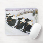 Skiing Mouse Pad (With Mouse)