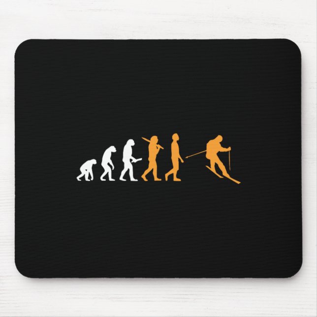 Skiing My Favourite Ski Buddies Call Me Dad  Mouse Pad (Front)