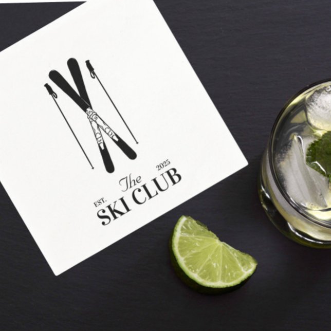 Skiing  napkin (Creator Uploaded)