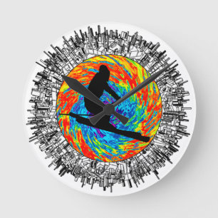 SKIING NEW SIGHTS ROUND CLOCK