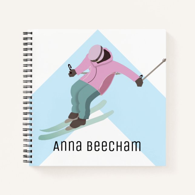 Skiing Notebook (Front)