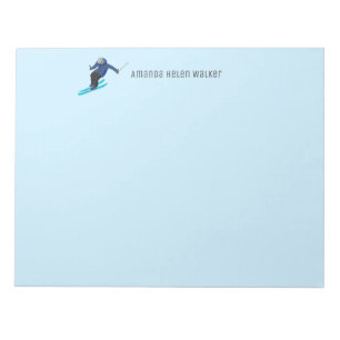 Skiing Notepad