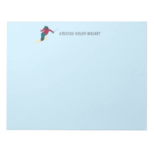 Skiing Notepad