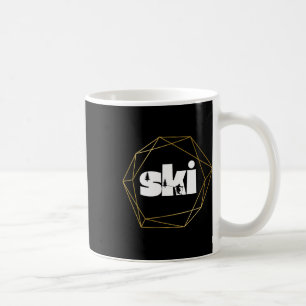 Skiing On Slopes Coffee Mug