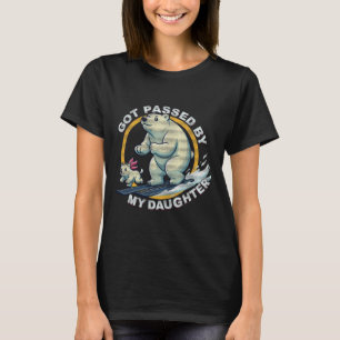 Skiing Polar Bear Design Got Ped By My Daughter Fu T-Shirt