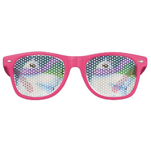 Skiing Polar Bear Retro Sunglasses