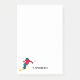 Skiing Post-it Notes
