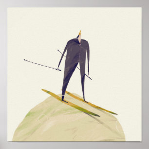 Skiing Poster