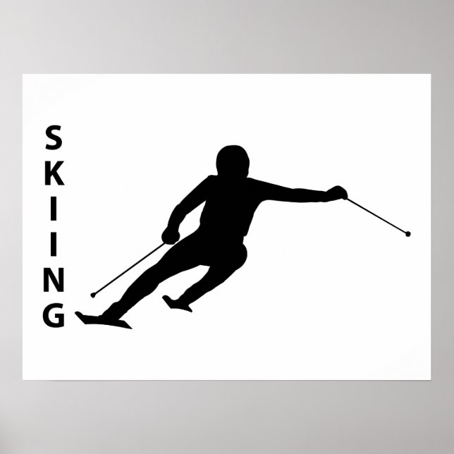 Skiing Poster (Front)