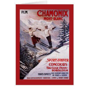 Skiing Promotional Poster