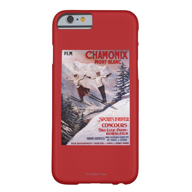 Skiing Promotional Poster Case-Mate iPhone Case (Back)