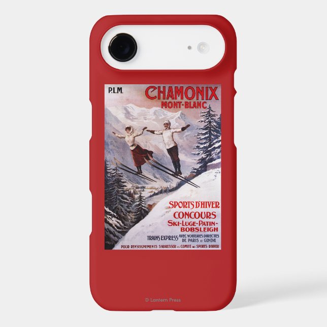 Skiing Promotional Poster Case-Mate iPhone Case (Back)
