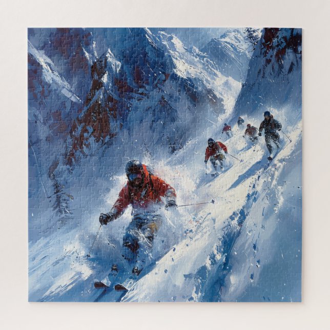Skiing Puzzle (Vertical)
