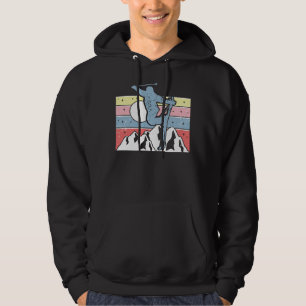 Skiing Retro Hoodie