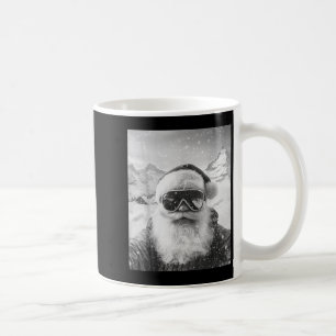 Skiing Santa Selfie Christmas Coffee Mug