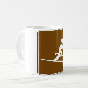 Skiing Sign Mug