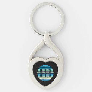 Skiing - Ski Boards Collection Funny Skiing Key Ring