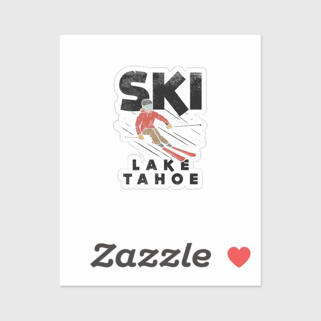 Skiing - Ski Lake Tahoe (Sheet)