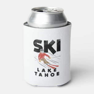 Skiing - Ski Lake Tahoe Can Cooler