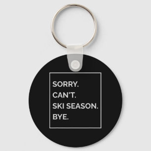 Skiing Ski Lover 1 Key Ring