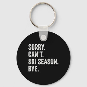 Skiing Ski Lover 3  Key Ring