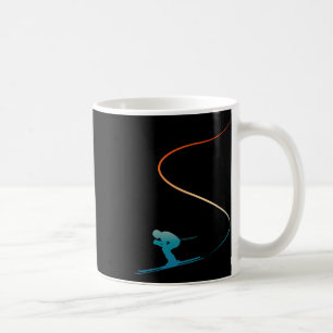 Skiing Ski Outfit Retro Vintage Nordic Skier Coffee Mug