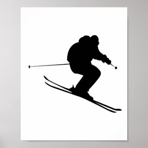 Skiing Ski  Poster