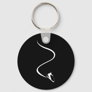 Skiing Skier Ski _1 Key Ring