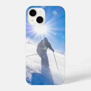 Skiing Skier Ski Hill Mountain Hill Winter Snow iPhone 14 Case