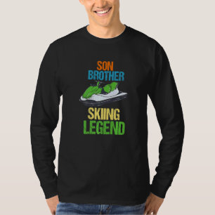Skiing Skiing Legend Downhill Ski Jetski Jet Skiin T-Shirt
