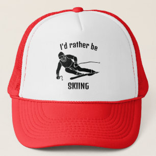 Skiing Snow Sports Design Hat