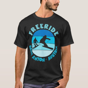 Skiing St Anton Austria Freeride Tank Top