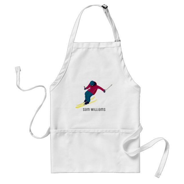 Skiing Standard Apron (Front)