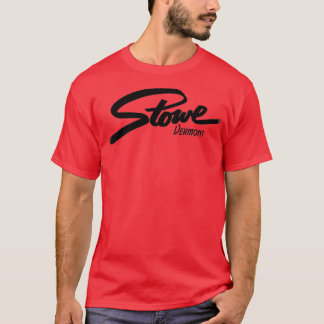 SKIING STOWE VERMONT SKI MOUNTAINS SNOWBOARD TYPOG T-Shirt