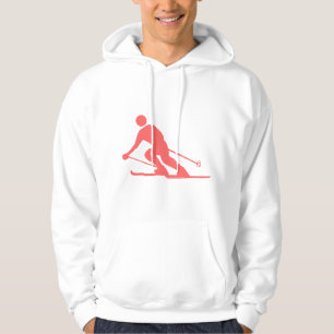 Skiing - Tropical Pink Hoodie