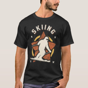 Skiing Vintage Retro Classic Sport T-Shirt