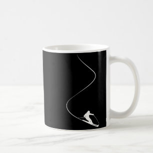 Skiing winter sports ski lover skier coffee mug