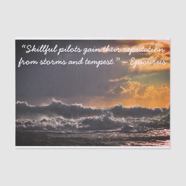 Skilful Pilots Tissue Papers Tissue Paper (Front)