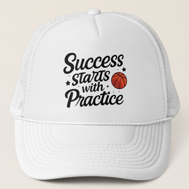 Skill Growth Through Practice Trucker Hat (Front)