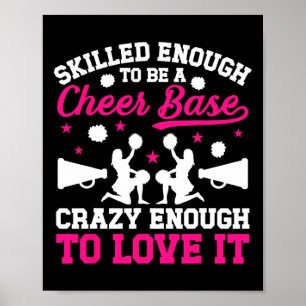 Skilled Enough To Be A Cheer Se Cheerleader Se  Poster
