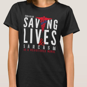Skilled in Saving Lives - Family Nurse Med T-Shirt